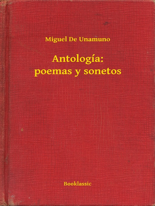 Title details for Antología by Miguel De Unamuno - Available